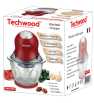Mini Hachoir Bol Verre 600 Ml 300W TECHWOOD Mini Hachoir Bol Verre 600 Ml 300W TECHWOOD