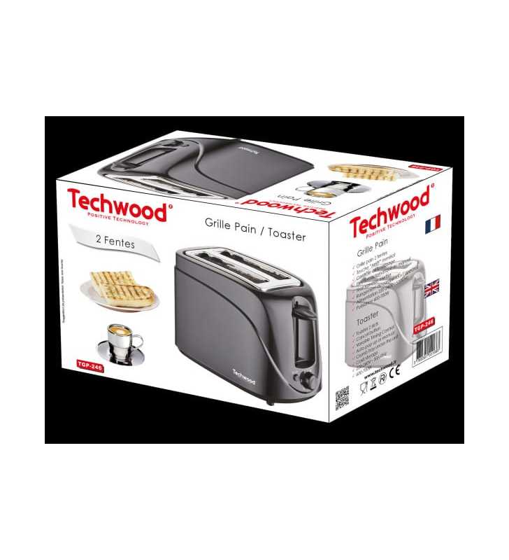 Grille Pain Blanc 700W TECHWOOD