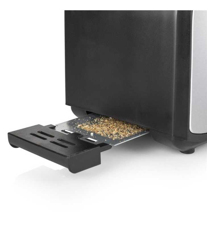 Grille Pain Noir Inox 800W TRISTAR