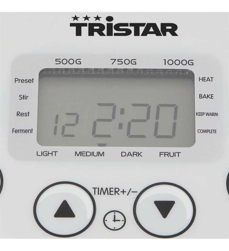 Machine À Pain 550W 19 Programmes TRISTAR
