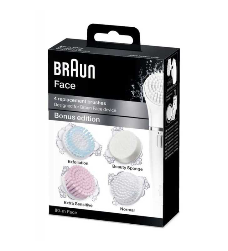 4 Brosses De Remplacement Bonus Edition Pour BRAUN Face BRAUN 4 Brosses De Remplacement Bonus Edition Pour BRAUN Face BRAUN