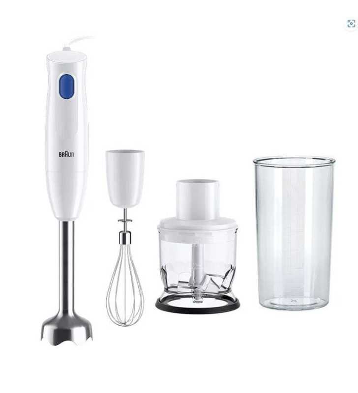 Mixeur Plongeant 3 en 1 Blanc BRAUN Mixeur Plongeant 3 en 1 Blanc BRAUN