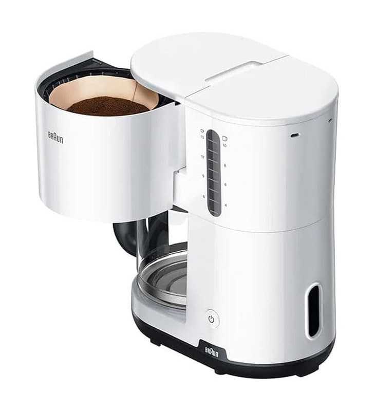 Cafetière Filtre 10 Tasses 1000w Blanc BRAUN