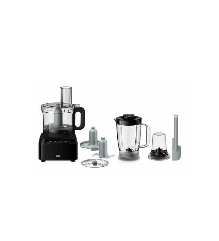 Robot Multifonction 800W 2,1L Blender 1,2L Noir BRAUN Robot Multifonction 800W 2,1L Blender 1,2L Noir BRAUN