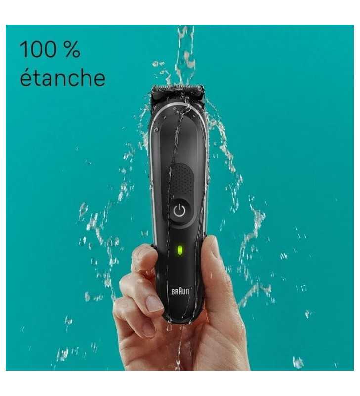 TTondeuse Tout-En-Un Series 5 10-En-1 Pour Barbe, Corps, Cheveux, Oreilles Et Nez BRAUN TTondeuse Tout-En-Un Series 5 10-En-1 Pour Barbe, Corps, Cheveux, Oreilles Et Nez BRAUN