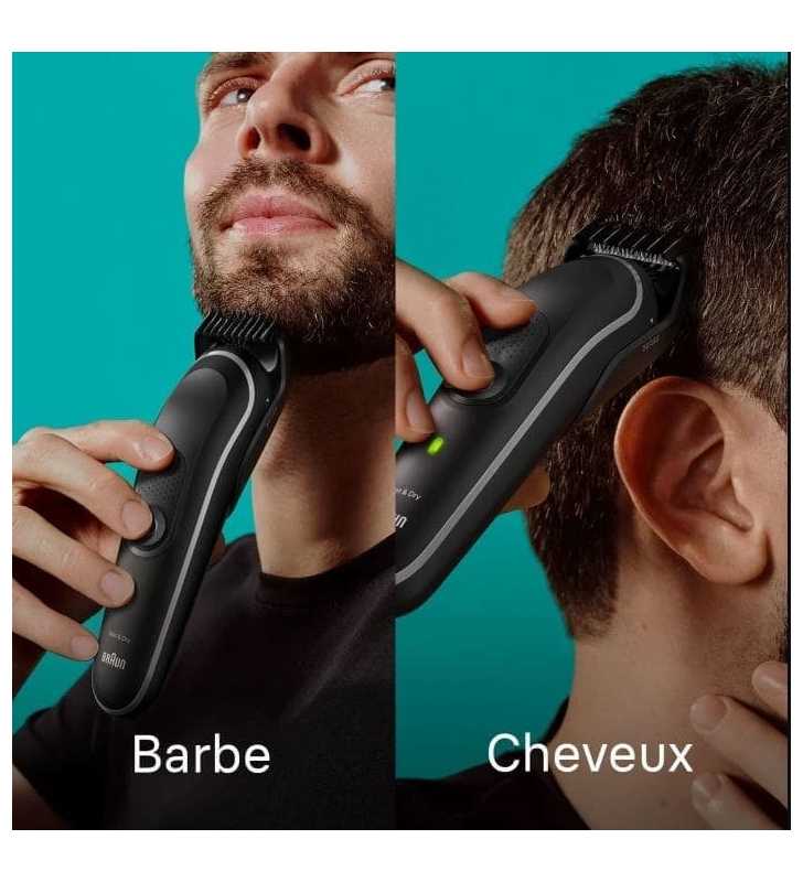 TTondeuse Tout-En-Un Series 5 10-En-1 Pour Barbe, Corps, Cheveux, Oreilles Et Nez BRAUN TTondeuse Tout-En-Un Series 5 10-En-1 Pour Barbe, Corps, Cheveux, Oreilles Et Nez BRAUN