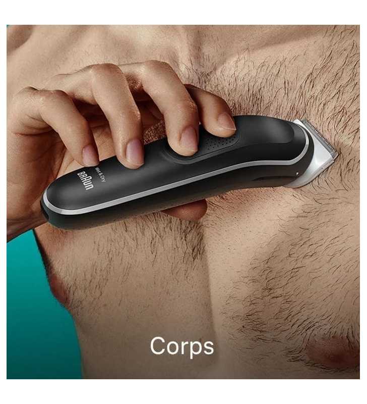 TTondeuse Tout-En-Un Series 5 10-En-1 Pour Barbe, Corps, Cheveux, Oreilles Et Nez BRAUN TTondeuse Tout-En-Un Series 5 10-En-1 Pour Barbe, Corps, Cheveux, Oreilles Et Nez BRAUN