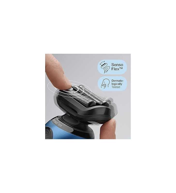 Rasoir Électrique Sensoflexwet& Dry Bleu BRAUN Rasoir Électrique Sensoflexwet& Dry Bleu BRAUN