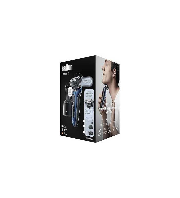 Rasoir Électrique Sensoflexwet& Dry Bleu BRAUN Rasoir Électrique Sensoflexwet& Dry Bleu BRAUN